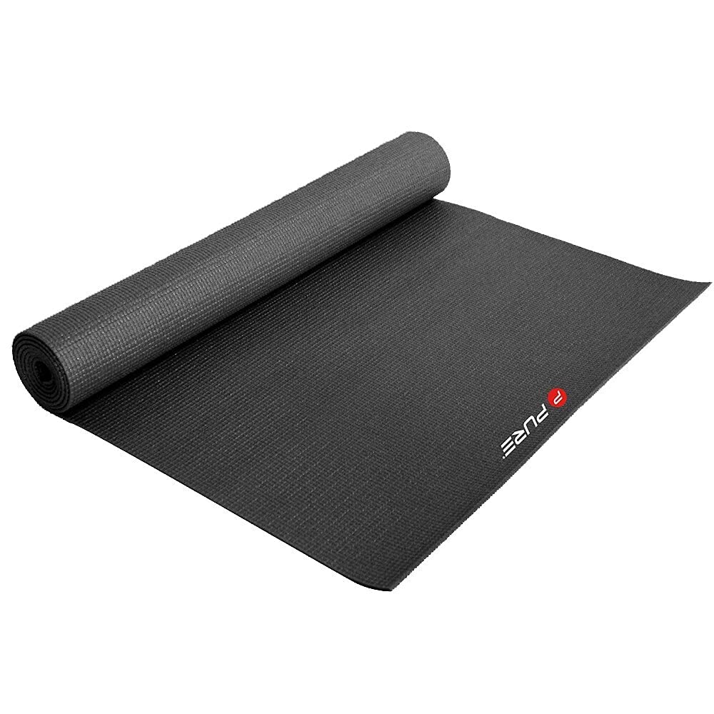 Pure2Improve - Mata do jogi – antypoślizgowa mata gimnastyczna z wysokiej jakości termoplastycznego elastomeru poliestrowego do jogi, pilatesu, fitnessu, gimnastyki i domowej siłowni, z kieszenią i