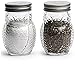 Circleware Hoot Owl Glass Salt and Pepper Shakers, Set of 2, 5 oz., Clear