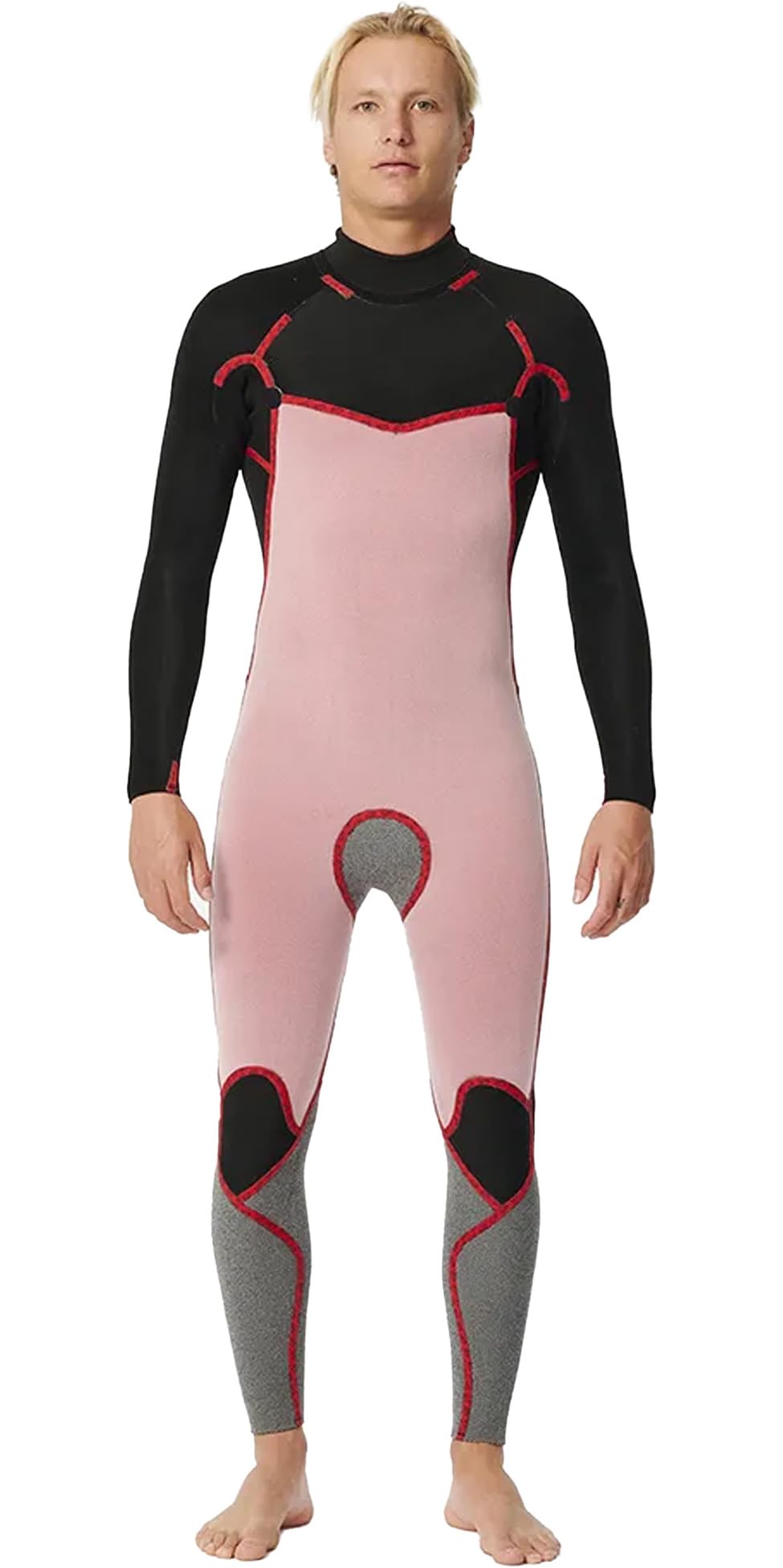 2024 Rip Curl Mens Dawn Patrol 3/2 mm GBS Back Zip Wetsuit 15BMFS - Black