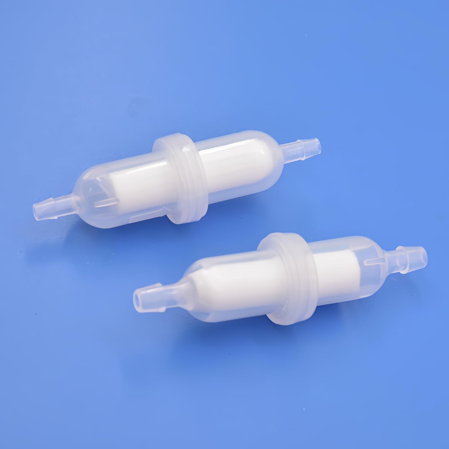 5-Pack Inline Column Filters: Melt-Blown PP Fiber Core & Chemical Resistant Housing, Precision Fluid Component for Inkjet & Lab (10um, 1/8" - 3.2mm)
