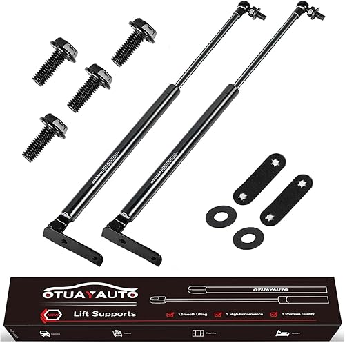 Miniatura 41 de OTUAYAUTO Puntales de amortiguador de cofre delantero, puntales de elevación de resorte de gas de repuesto para Dodge Ram 1500 2500 3500 4500 5500