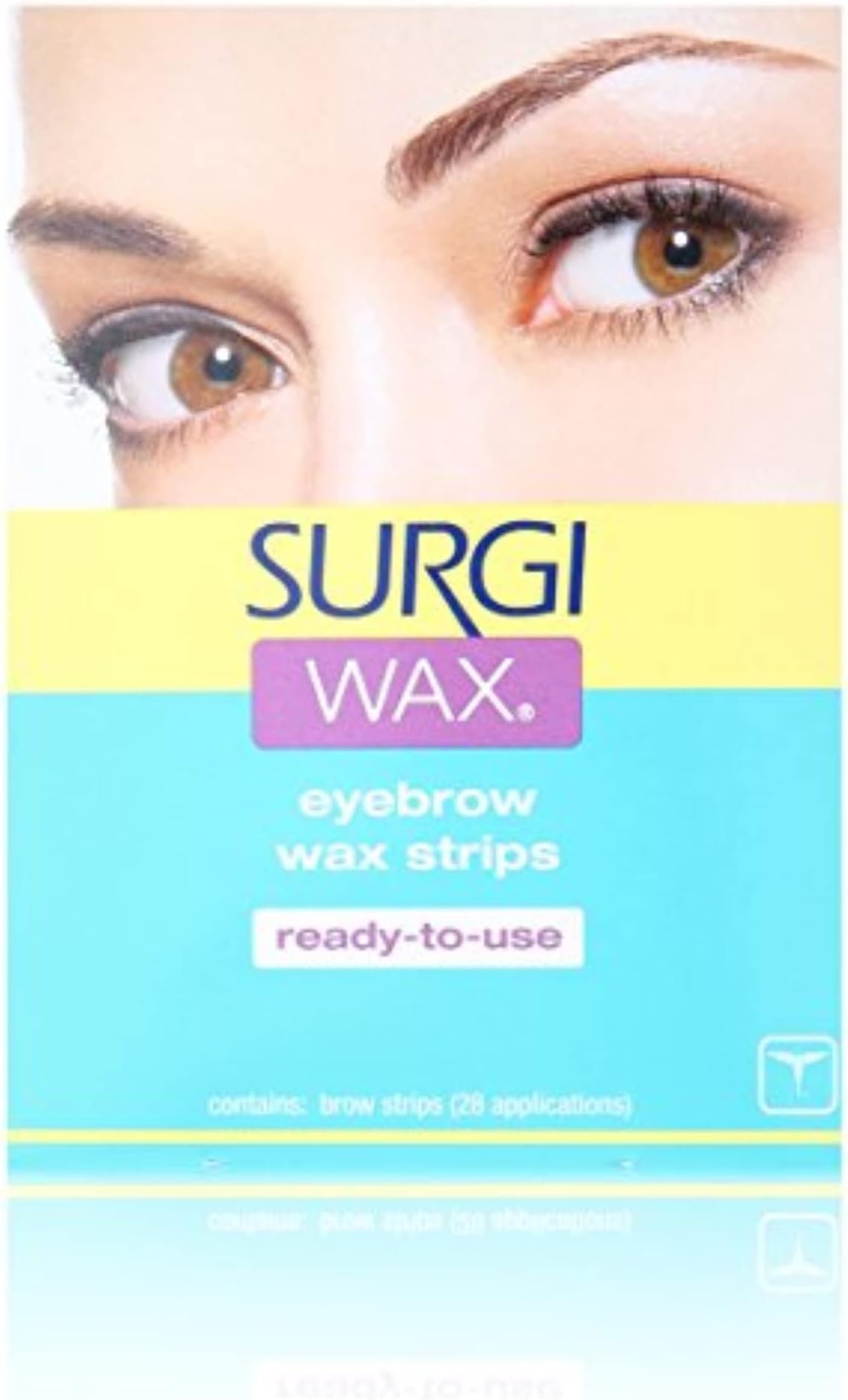 Surgi-Wax Brow Shapers For Brows, 28 Strips (pack of 4)