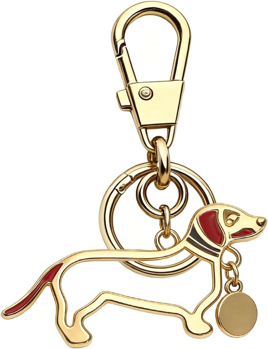 Keychain | Cute Sausage Dog Key Fob & Bag Charm for Women
