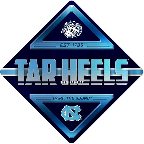 Miniatura 188 de Rico Industries NCAA - Letrero de metal estándar de 16.5 x 16.5 pulgadas, decoración del hogar, dormitorio, oficina, cueva de hombre