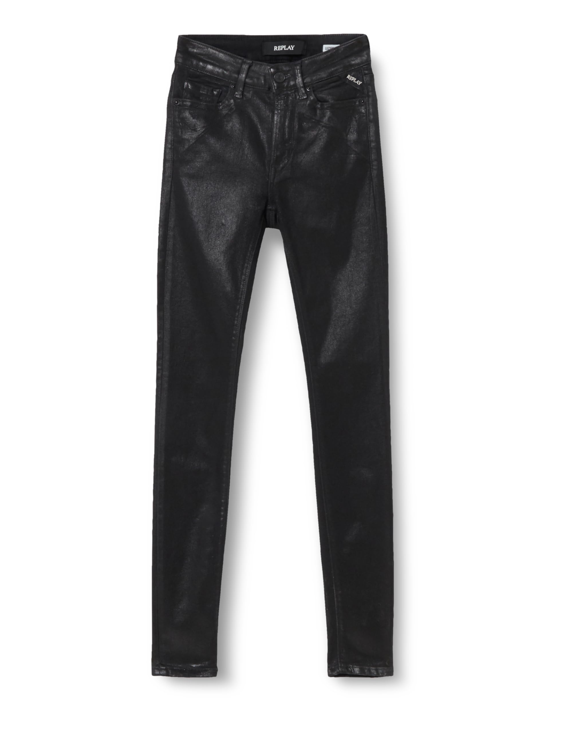 REPLAY Women's WHW689 Od Jeans, Black 098-1, 24W / 30L