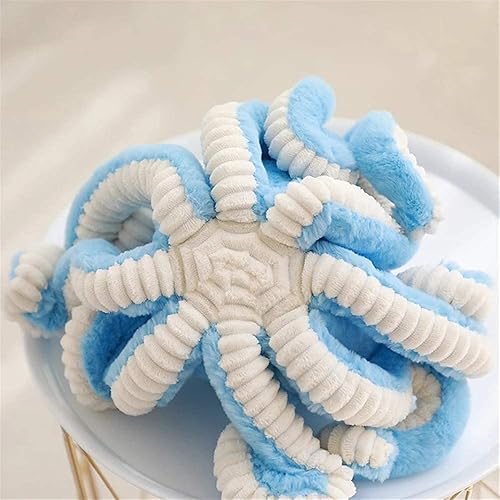 Miniatura 3 de Muñeco de peluche de pulpo de estado de ánimo, almohada de felpa de animales de océano para regalo de cumpleaños, adultos y niños, 23.6 in, amarillo