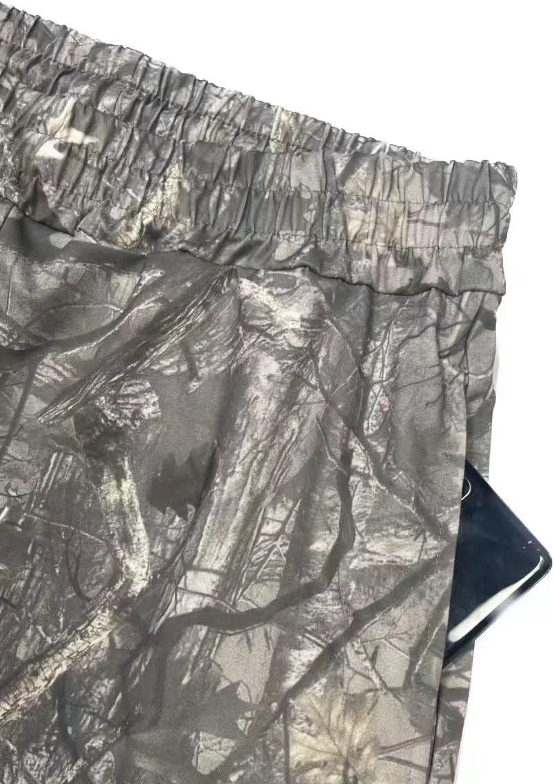 Men's Baggy Camo & Floral Print Sweatpants Athletic Joggers Lightweight Running Workout Streetwear with Pockets - Image 3