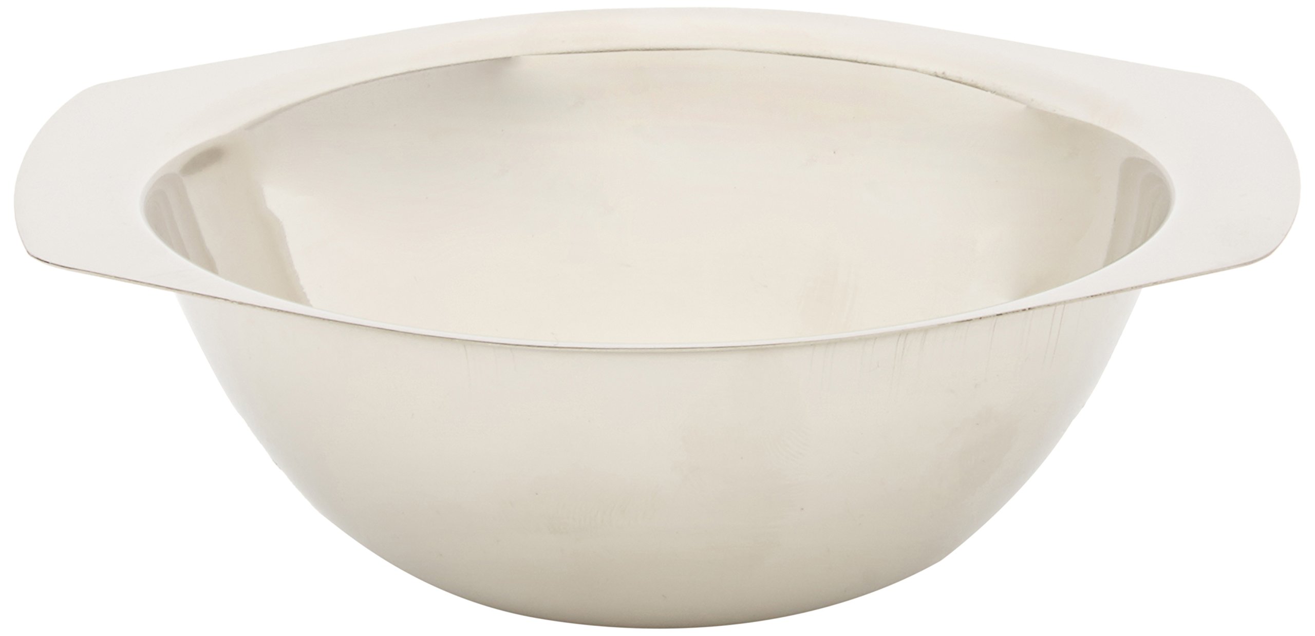 Genware NEV-6301 Soup Bowl, Stainless Steel, 12 oz., 110 mm Diameter