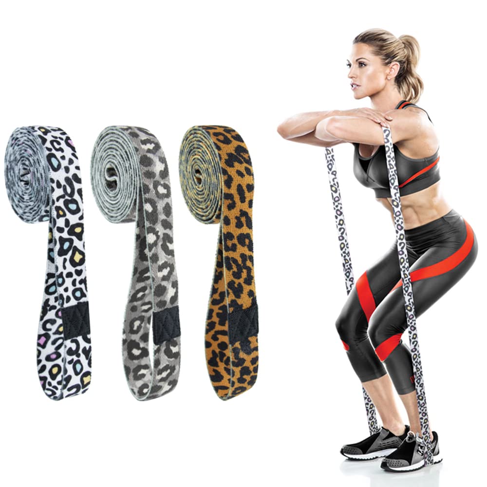 Stoff Widerstandsbänder Set Übungswiderstand Fitness Squat Loop Workout Glute Legs Home Gym Yoga Strength Bands