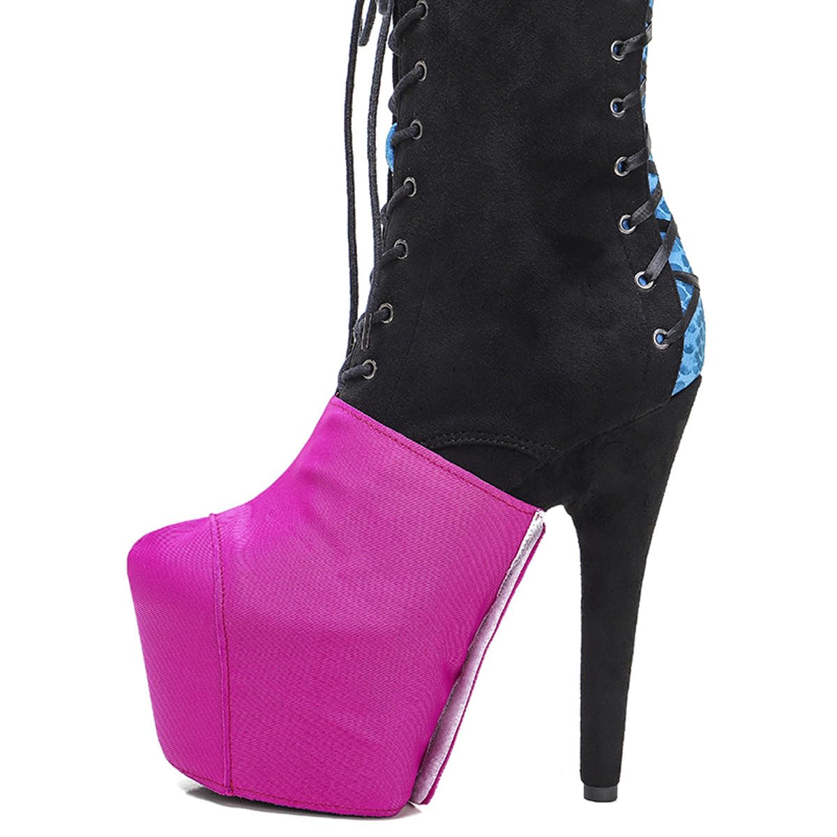 WUXIN H&P Women's Pole Dance Shoes protectors Exotic Heels protectors