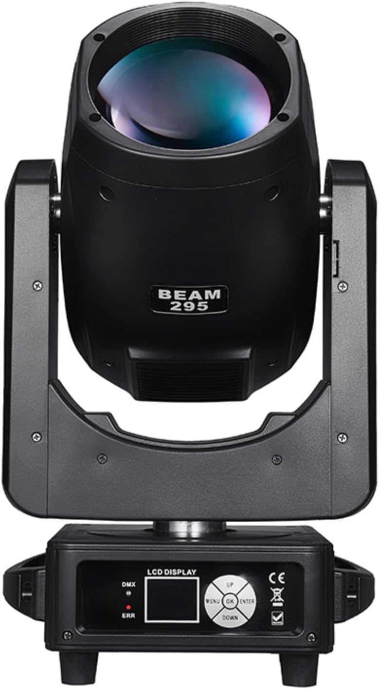 14R 295W Beam Moving Head Light, Disco Stage Spotlight Lights 56 Honeycomb prisms+16 prisms, 17 Gobos and 14 Colors DMX512 Control for DJ Disco KTV Bar Club Party Show Wedding Birthday Christmas