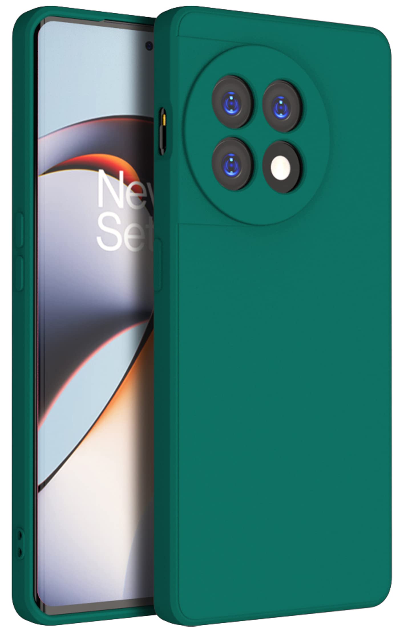 KAPA Matte Protective Lens Flexible Back Cover for OnePlus 11R | Slim Silicone with Soft Lining Shockproof Full Body Bumper Case (Green) (B0C2PMHMYB) Amazon Price History, Amazon Price Tracker