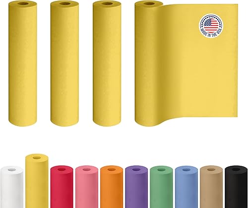 Miniatura 55 de IDL Packaging - Rollo de papel kraft rojo de 36 x 2160 pulgadas (180 pies), hecho en Estados Unidos, grosor 45 libras, arte, envoltura regalos