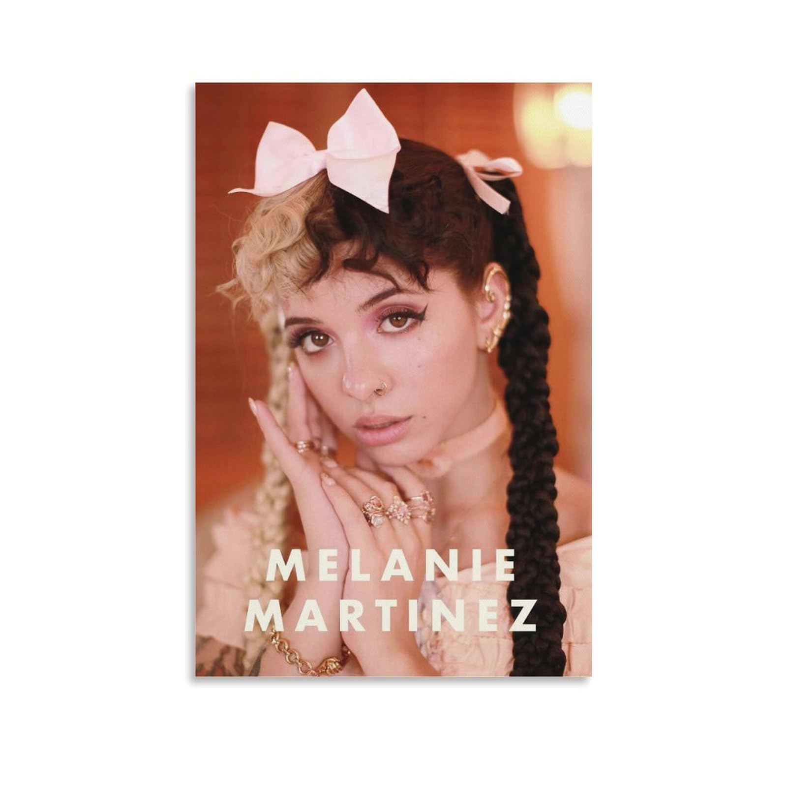 Xinoutans Melanie Poster Martinez Music Canvas Poster Wall Art Decor Living Room Bedroom Decoration Posters 12x18inch(30x45cm) Unframe-style