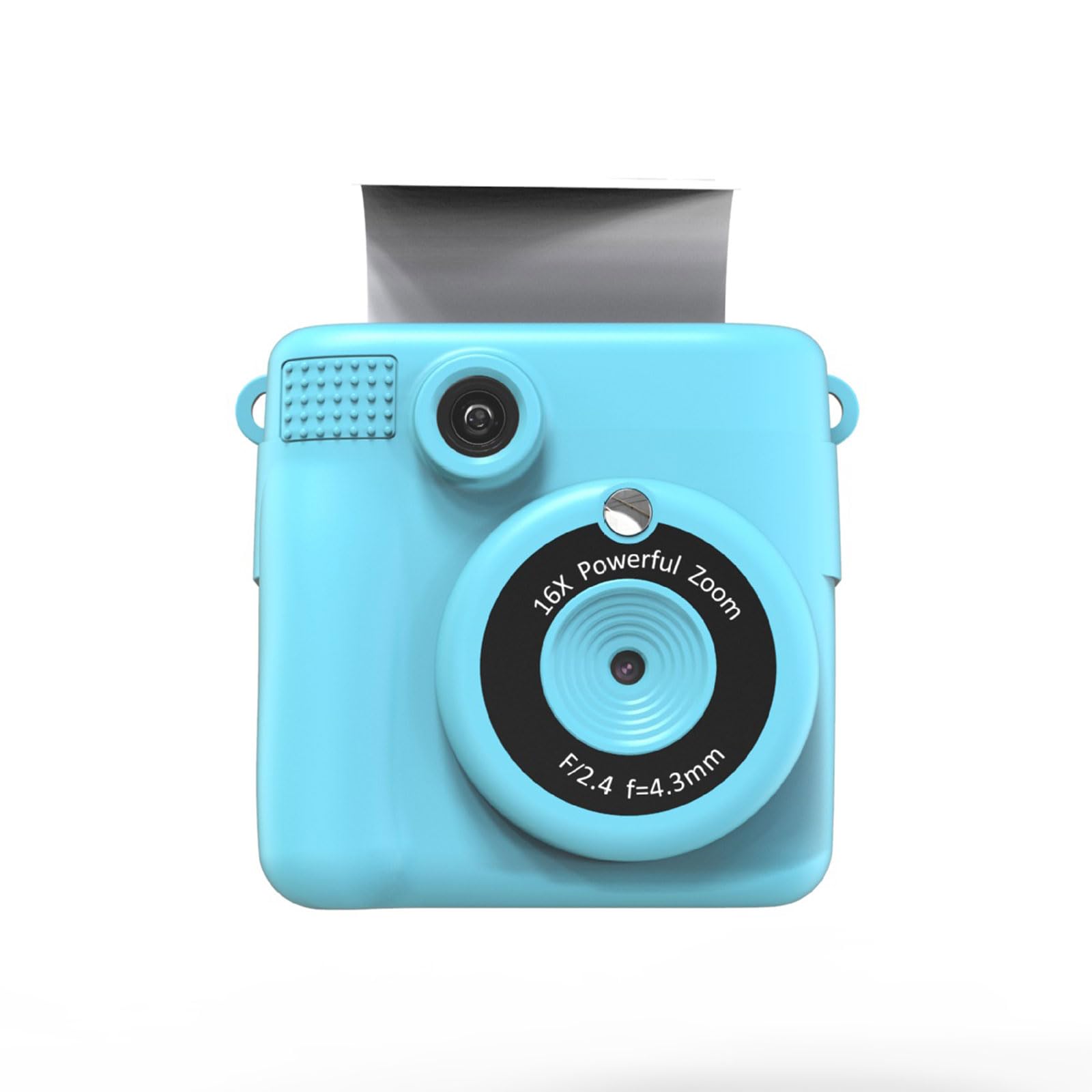 Giocattolo della macchina fotografica digitale del fumetto per con la stampa istantanea di foto per attività all'aperto USB ricaricabile video camera giocattolo istantaneamente