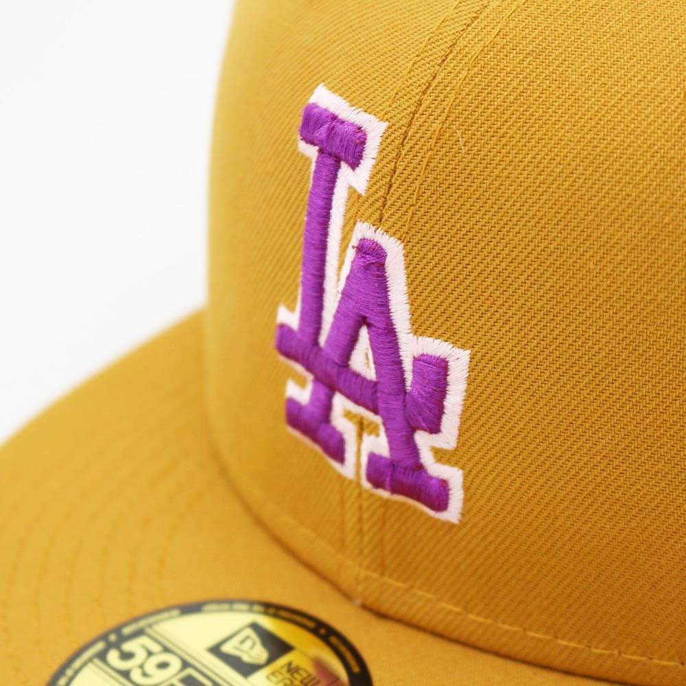 New Era Czapka męska 59FIFTY NFL NBA MLB Limited Edition, Los Angeles Dodgers Brown Purple, 58-59