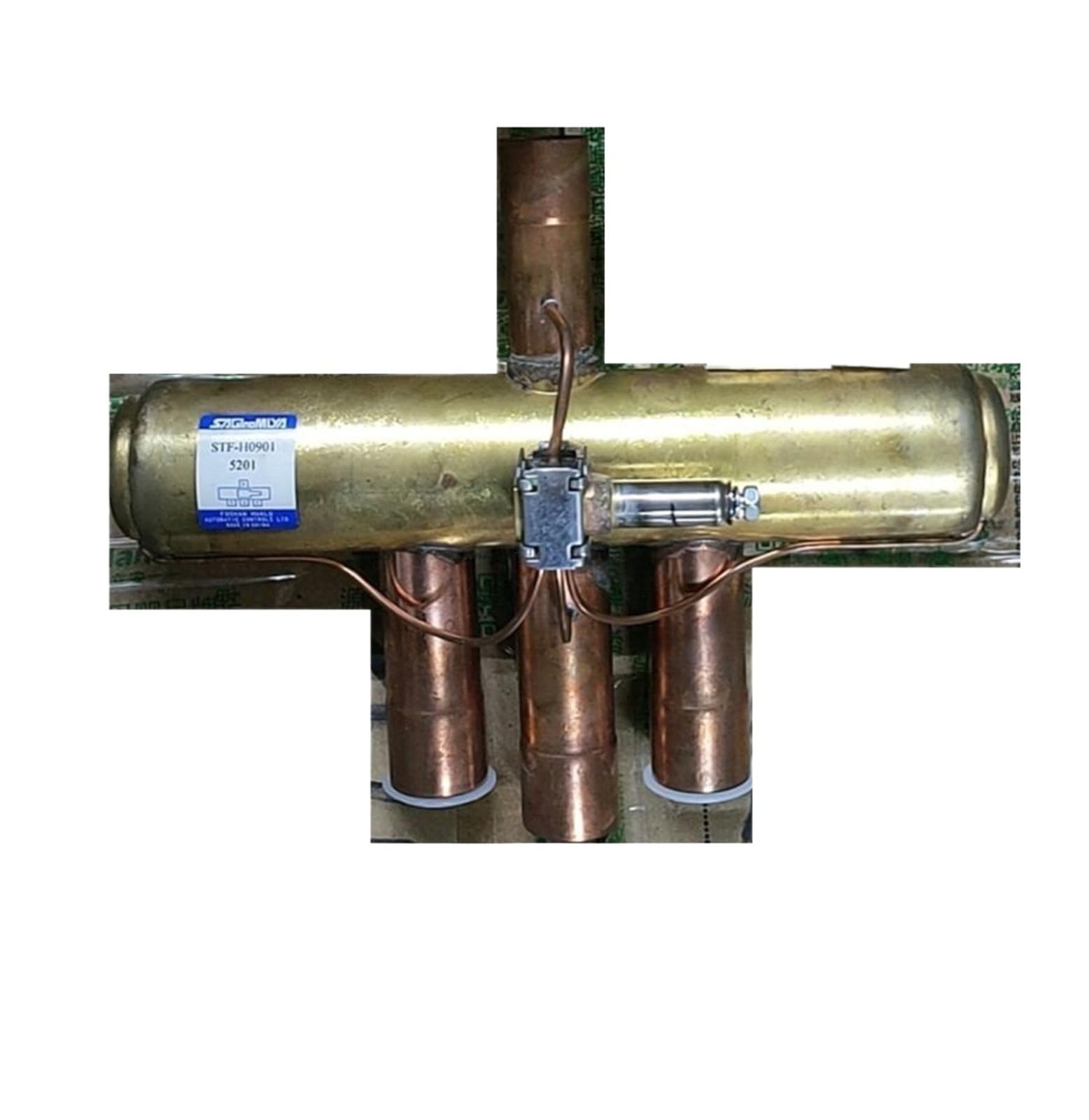 Genterun Stf-H0901 Four-Way Cooling And Heating Reversing Valve，Compatible For Midea， Stf-H0712 Stf-01V(W) Stf-0751(Md)(Stf-H0901)