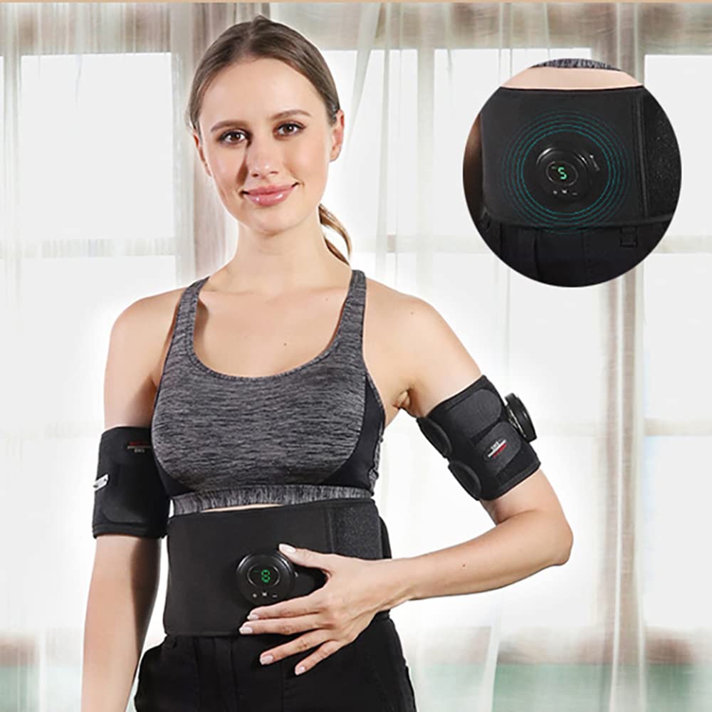 6Modes 9Level Inteligentne Mięśnie Masażer Elektryczny Brzuch Ciało Odchudzający Pas Ems Stymulator Mięśni Abs Trener Fitness,Thigh