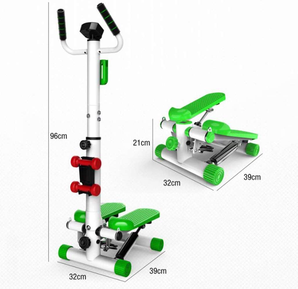 Stepper per corrimano, Muto Domestico Pieghevole con Display a LED Dimagrante Belle Gambe Sollevamento dell'anca Attrezzatura Multifunzionale per Uomo Donna