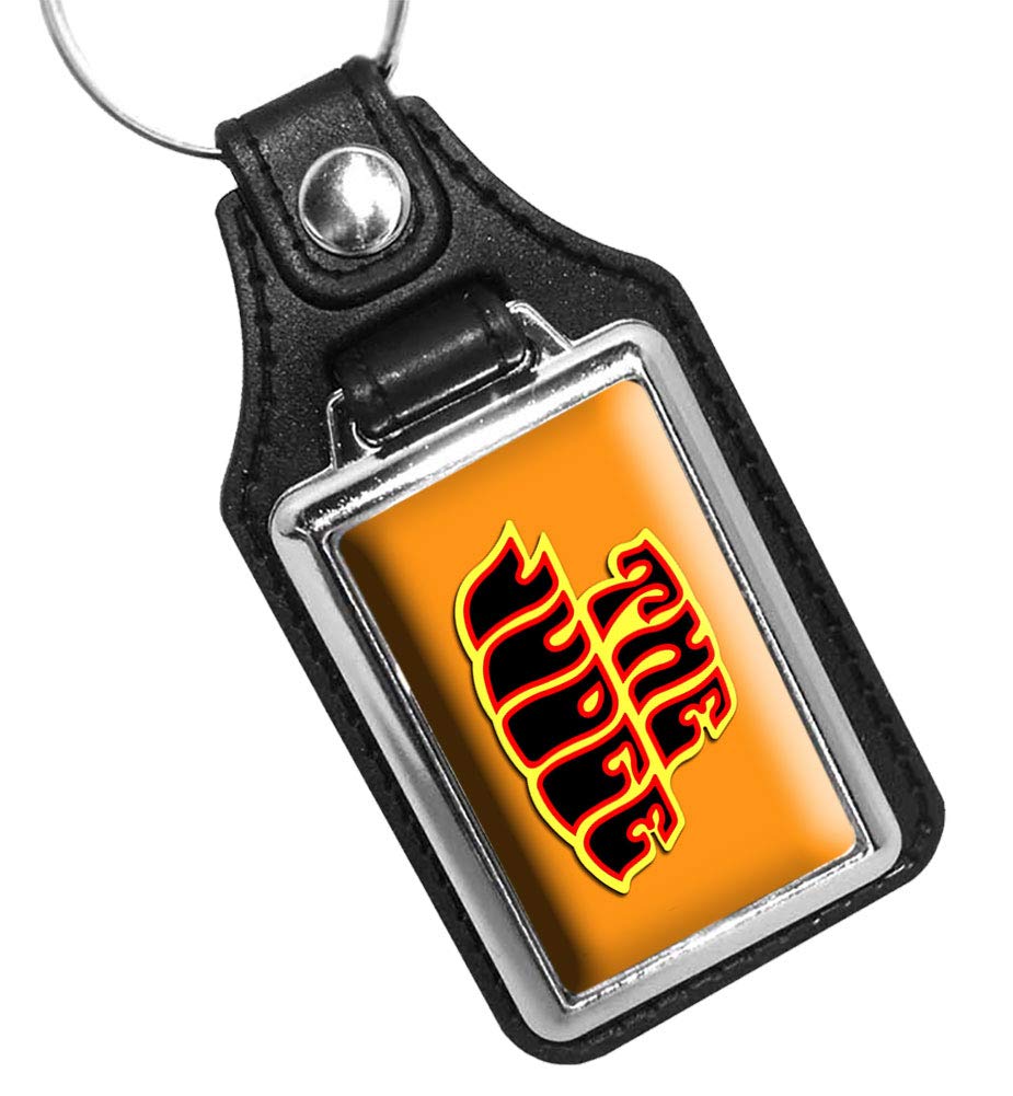 Brotherhood 1969 Compatible with GTO The Judge Design Faux Leather Key Ring