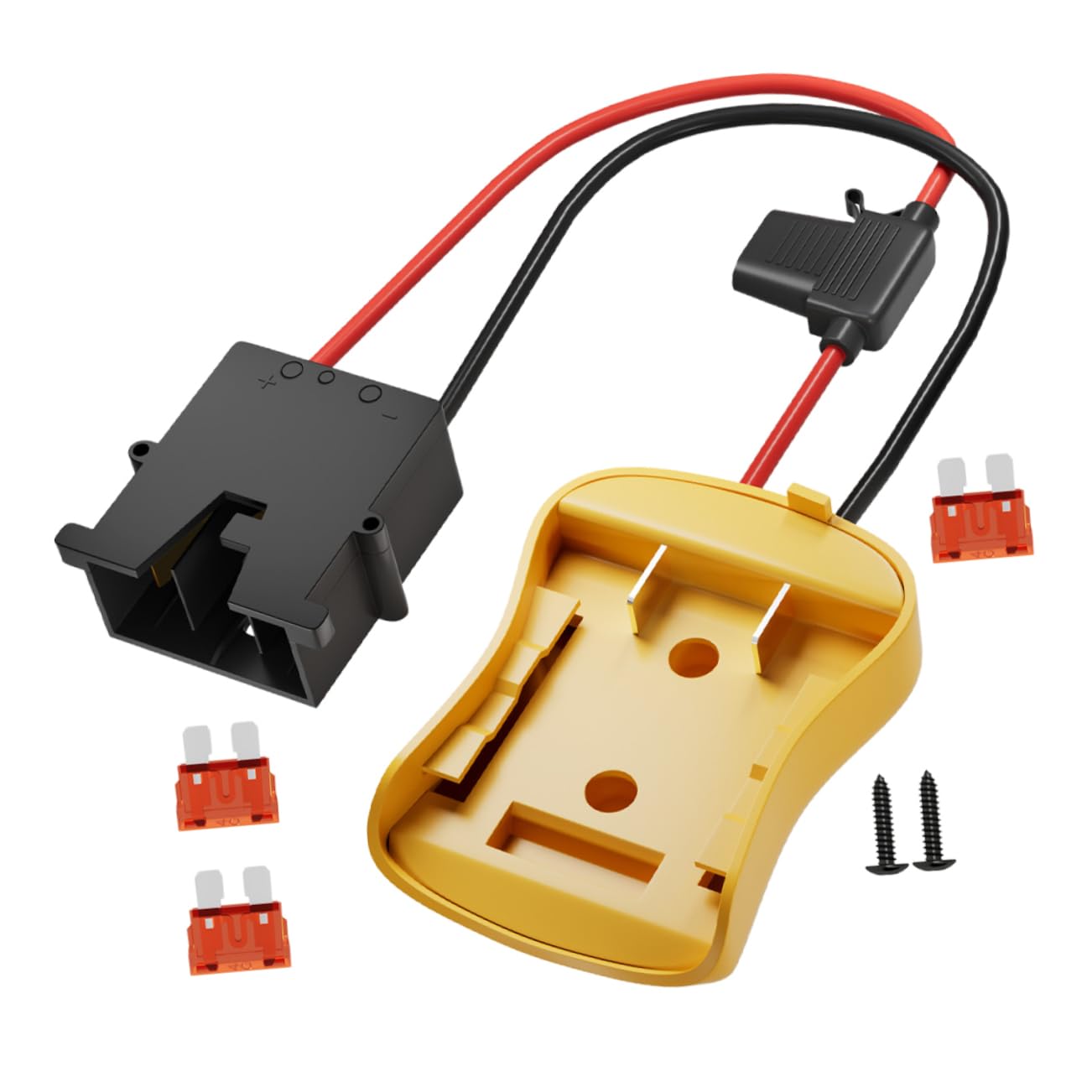 Operitacx 4 Pezzi Adattatore Batteria Caricabatterie Adattatore Di Alimentazione Connettore Di Alimentazione Della Batteria Alimentazione a Batteria Adattatori Connettore Utile Addominali