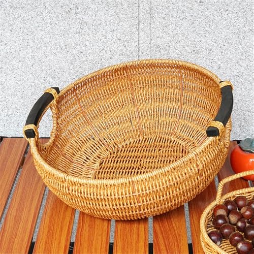 Cesta de frutas tejida para evitar el desorden y decorar tu cocina 4