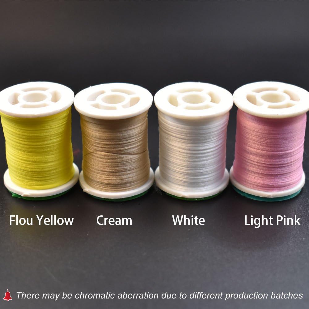 Phecda Sport 16 Colors 150 Derniers Fly Tying Thread Lightly Waxed Multi Filament Yarn Fly Tying Materials (16 Spools Total (8 Light+8 Deep)) : Sports & Outdoors