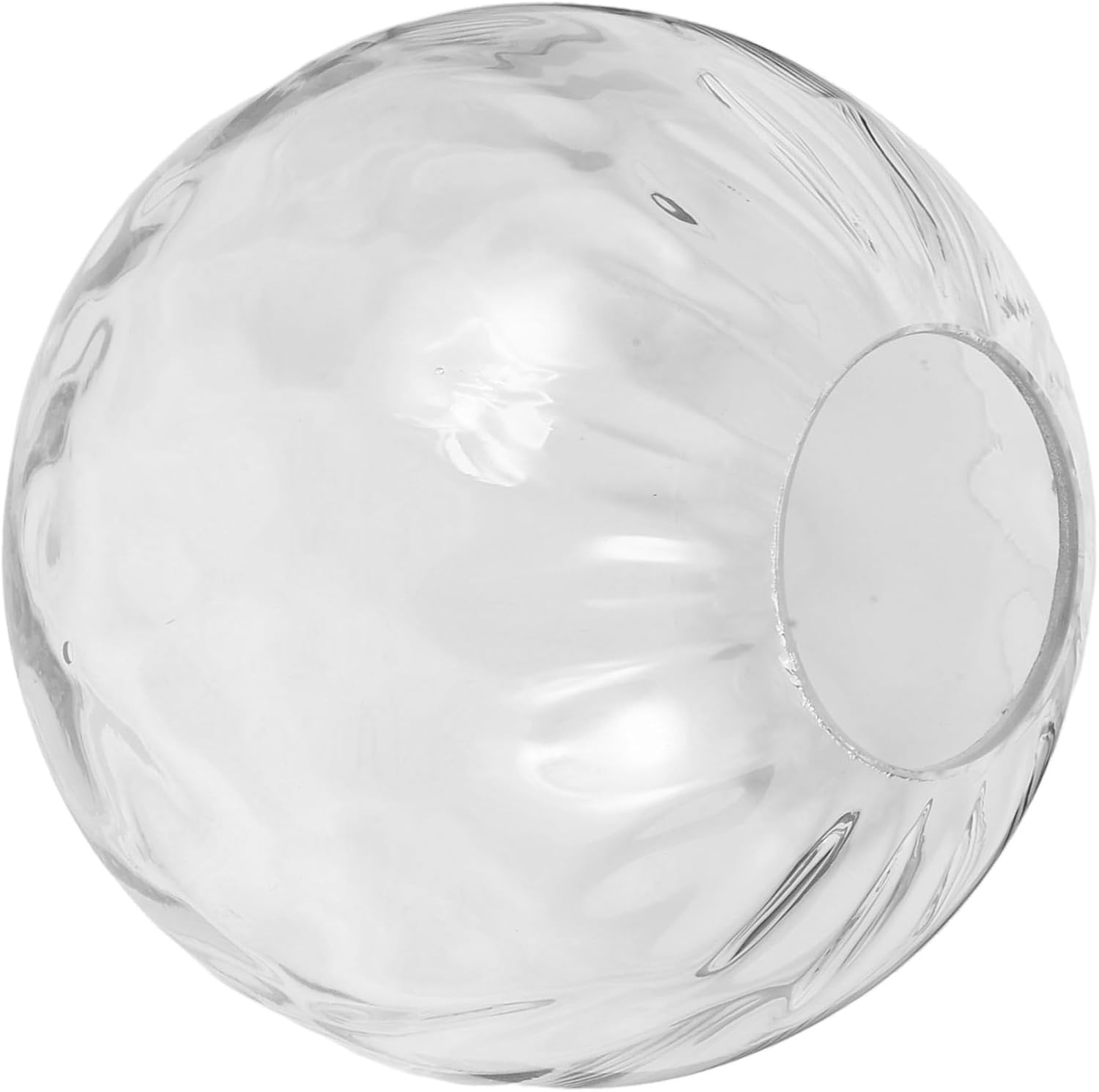 Round Glass Lampshade Bell Lamp Shades for Ceiling Light Fixtures Globe Lampshade Cover for Table Lamps