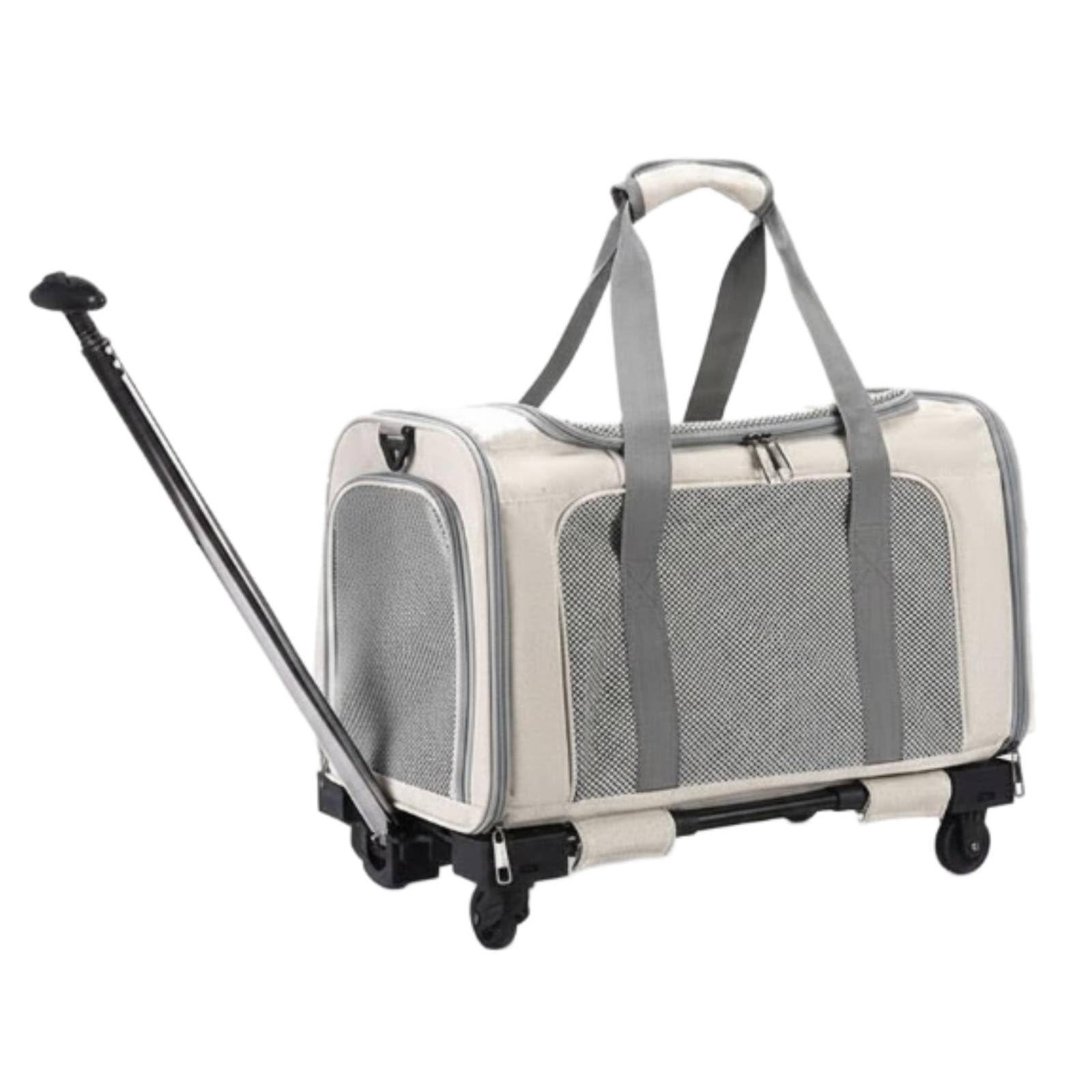 predolo Transportín Plegable con Malla Portátil Transportín Plegable Asa Doble Bolsa Bolsa para Mascotas para Viaje, S
