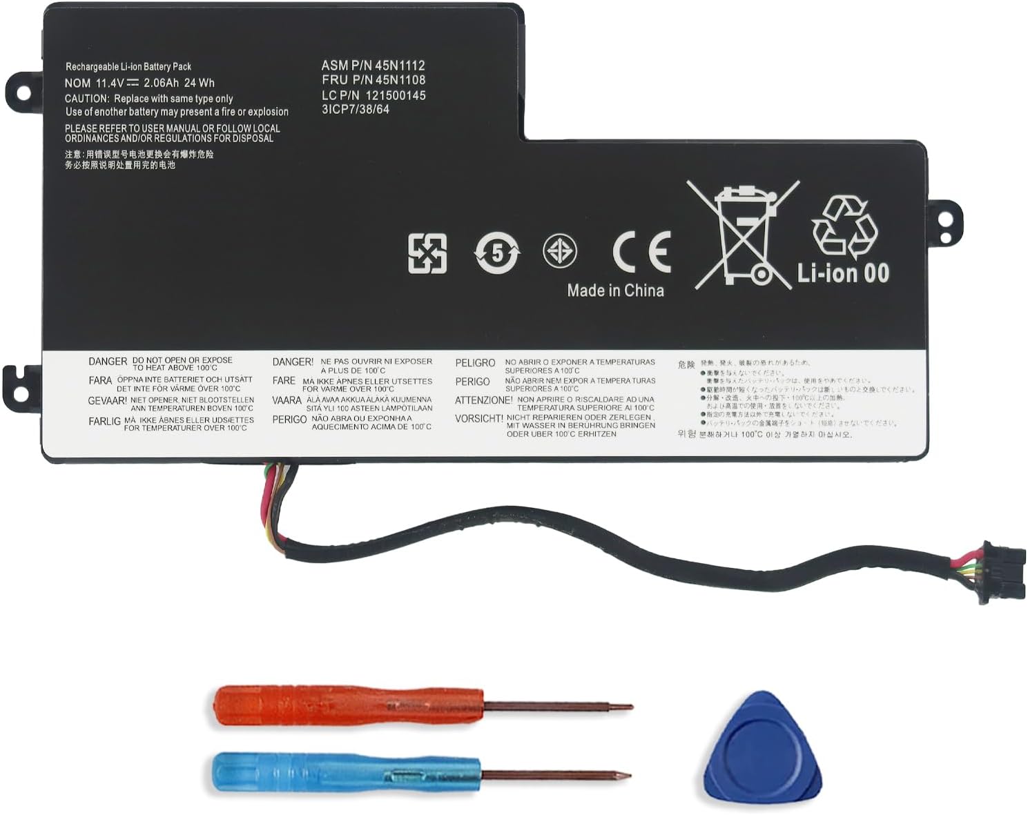 7XINbox Laptop Akku Für Lenovo ThinkPad - 11.1V 2.06Ah Ersatzakku