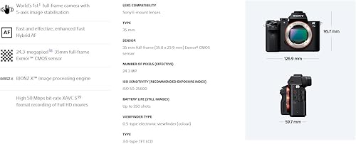 Miniatura 10 de Sony Alpha 7 II E-mount interchangeable lens mirrorless camera with full frame sensor