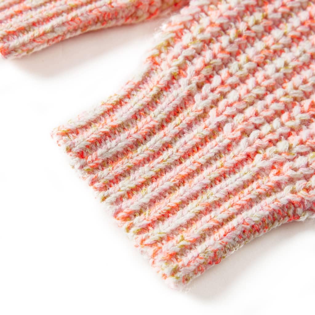 vidaXL Cardigan da Bambina Lavorato a Maglia Rosa Misto 128