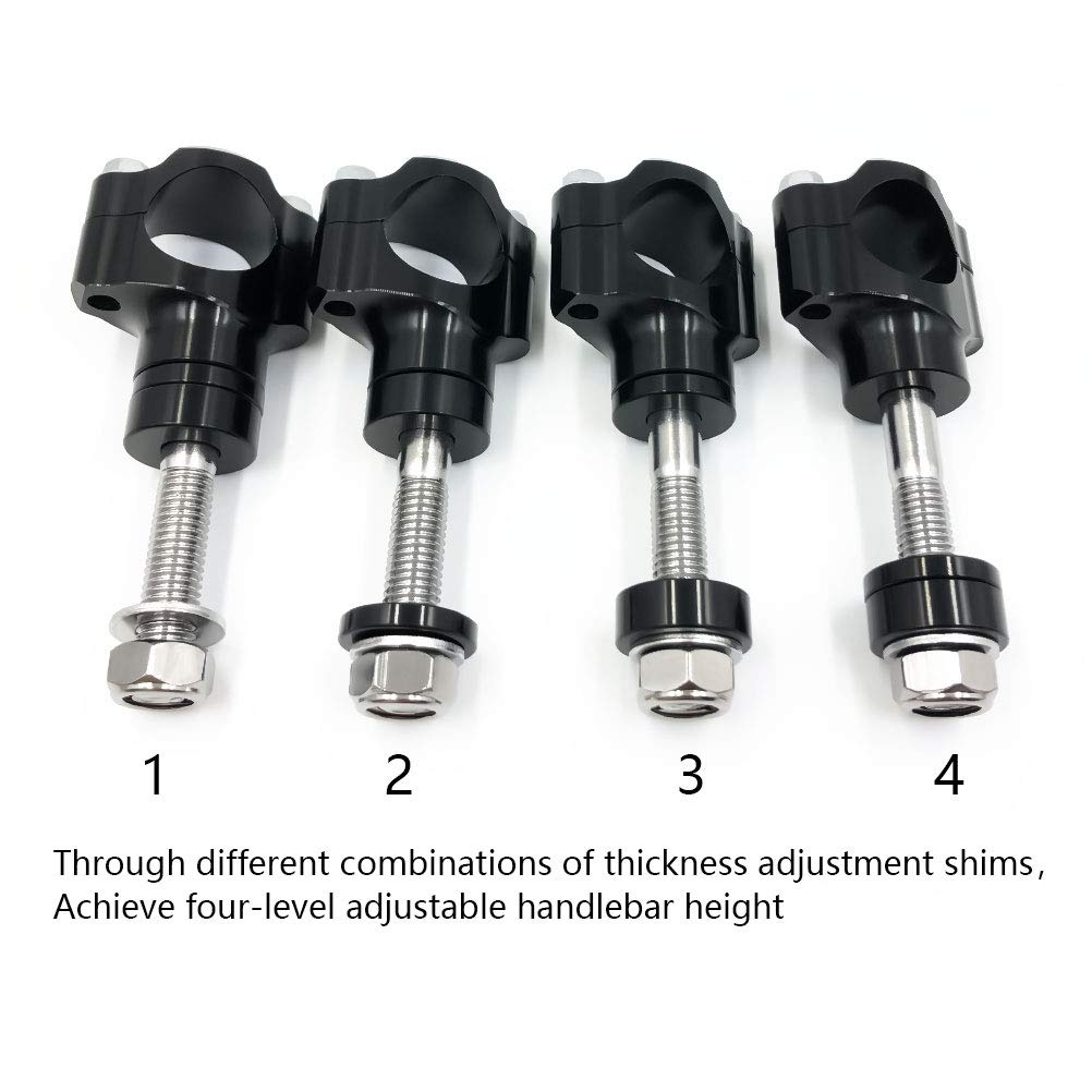 OTOM Motorcycle Handlebar Clamp CNC Aluminum Alloy Bar Clamps 28mm or 1 1/8