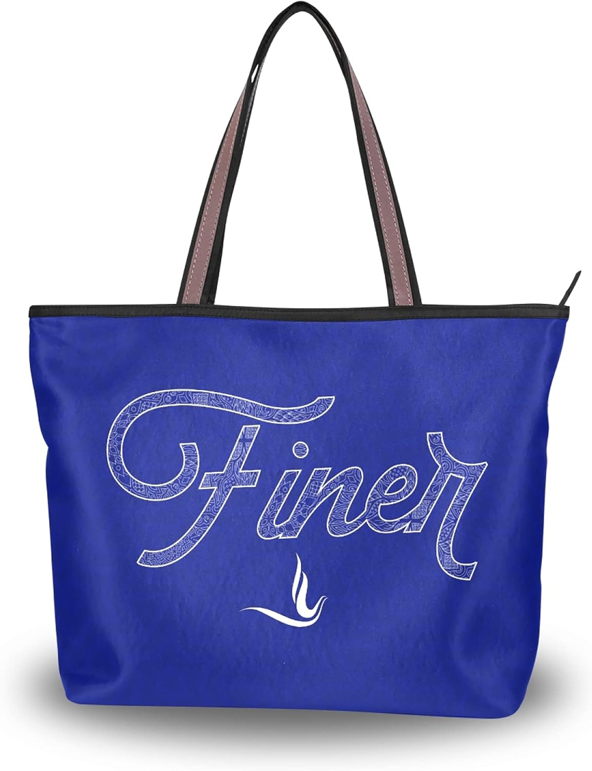 Zeta Phi Beta Paraphernalia - Market Tote or Shoulder Bag - Finer Woman - Official Vendor