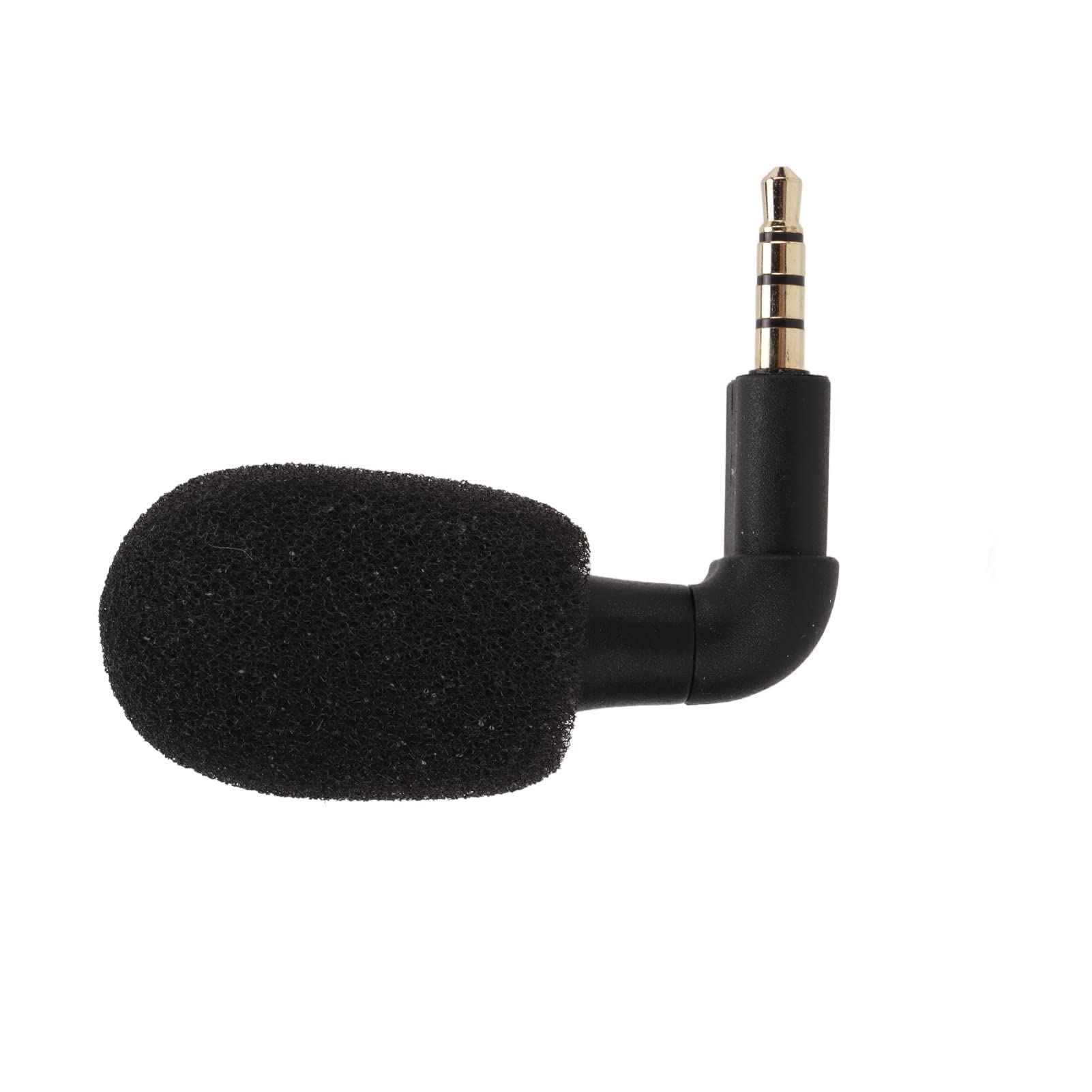 Przenośny mały mikrofon, mini wielokierunkowy mikrofon jack 3,5 mm z radiem przestrzennym 360°, odpowiedni do standardowego zestawu słuchawkowego TRRS CTIA 3,5 mm