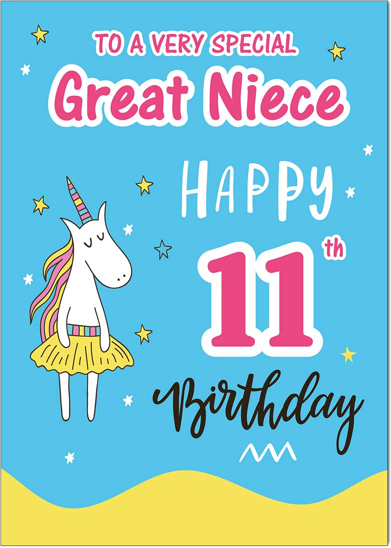Biglietto Auguri 10° Compleanno Olivia Samuel Con Unicorno - Formato A5, Lucido, Con Busta Autoadesiva