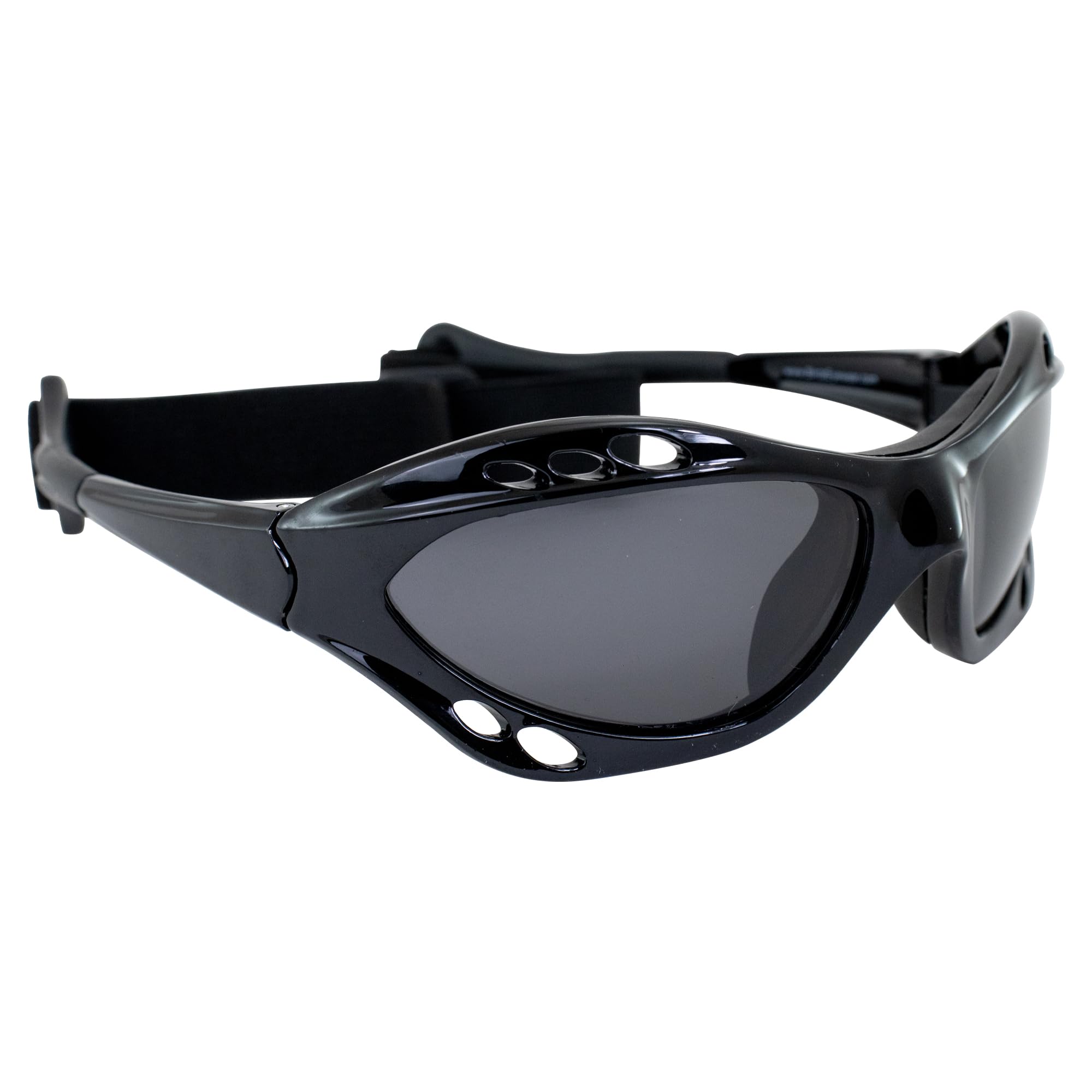 Hurricane Eyewear Categoria 4 polarizzati Jet Ski Galleggianti Occhiali Nero Imbottito con Rivestimento Antiappannamento
