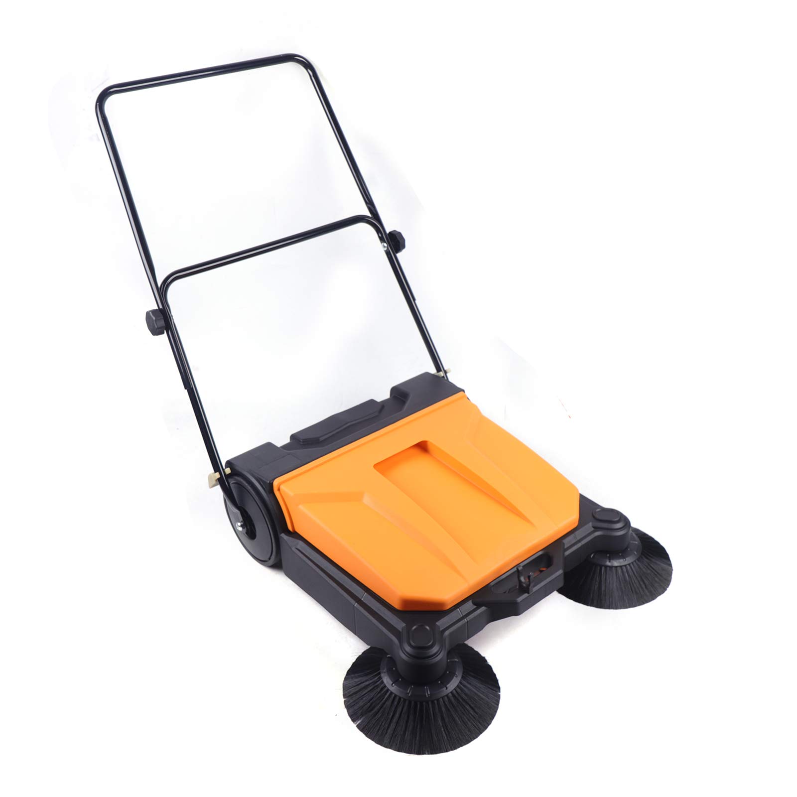 OCASAMI Walk-Behind Hand Push Floor Sweeper 26