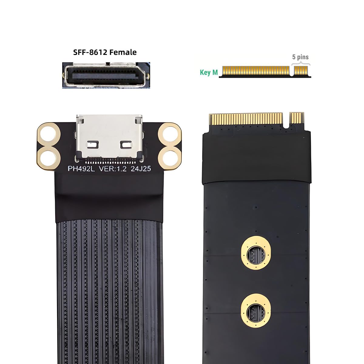 PCI-E4.0 M.2 M-KEY zu Oculink SFF-8611 SFF-8612 Hostadapter für 2024 ThinkB7566 EUR 15,99 PCI-E4.0 M.2 M-KEY zu Oculink SFF-8611 SFF-8612 Hostadapter für 2024 ThinkB7566 EUR 15,99