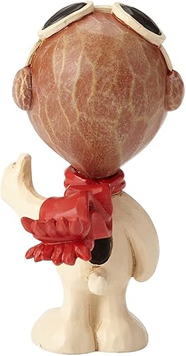 Miniatura 2 de Enesco Jim Shore Peanuts Snoopy Flying Ace - Figura en miniatura, 3 pulgadas, multicolor
