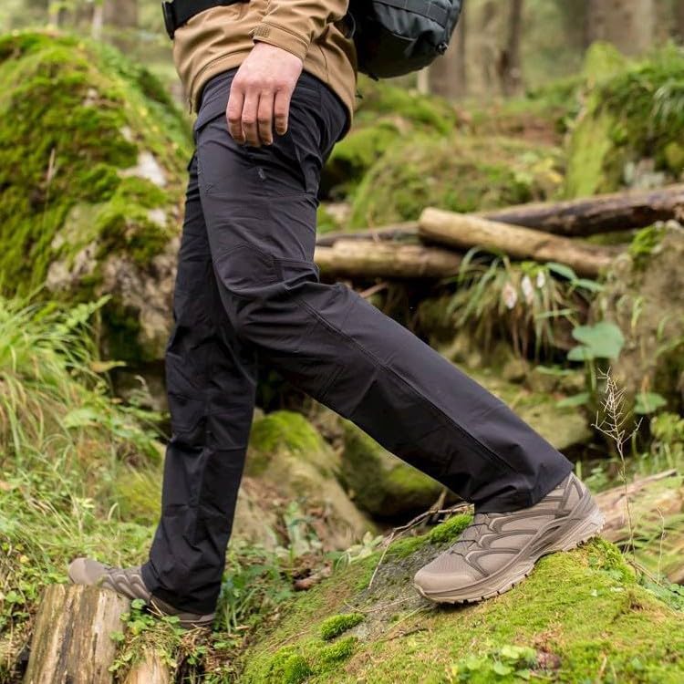 Stafeny Herren Cargo Regular Hosen Army Combat Work Hosen Military Tactical Casual Multi Pockets Walking Kletterhosen Schwarz L