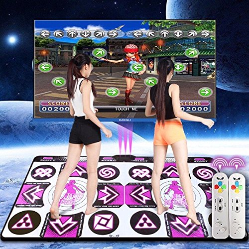 Generic KangLi TV/PC Wireless Double Dance Pad English Menu Sensing Dancing Mat (B06XHNRX68) Amazon Price History, Amazon Price Tracker