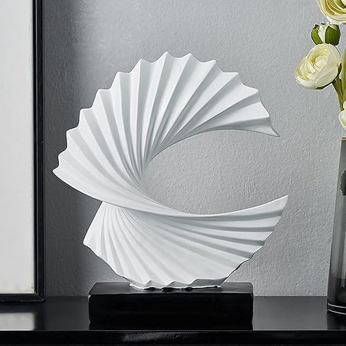 Miniatura 3 de Resina Artesanía Ornamento Arte Figuritas Abstractas Escultura Escritorio Mesa Estatua para el Hogar Dormitorio Sala de estar Jardín Oficina