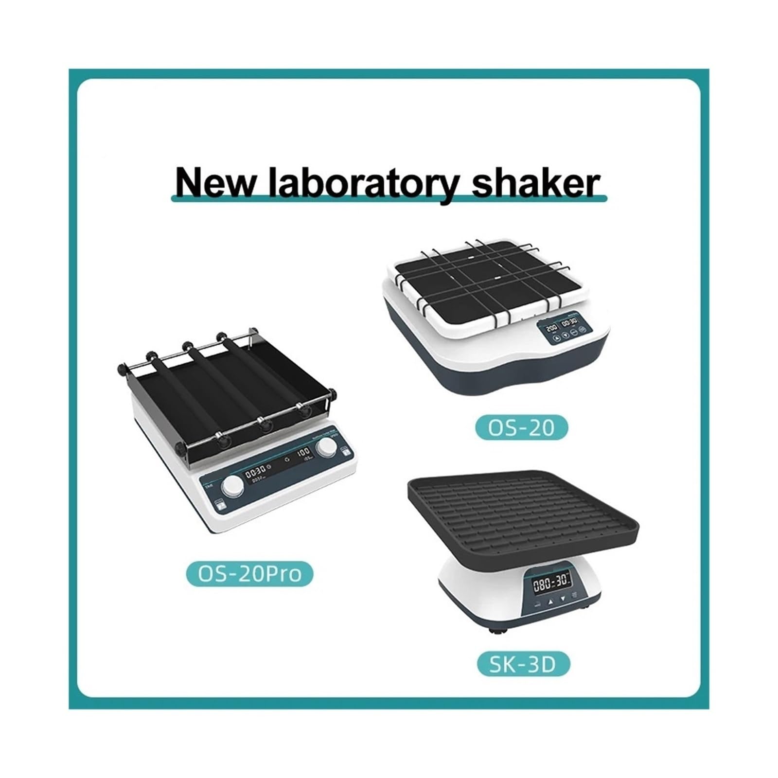 Regulowana prędkość Laboratorium Orbital Shaker Sprzęt laboratoryjny Mikser Lab Wielofunkcyjny poziomy oscylator wahadłowy do laboratoriów, badań(OS-20Pro)