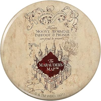 GRAPHICS & MORE Harry Potter Marauders Map Pinback Button Pin