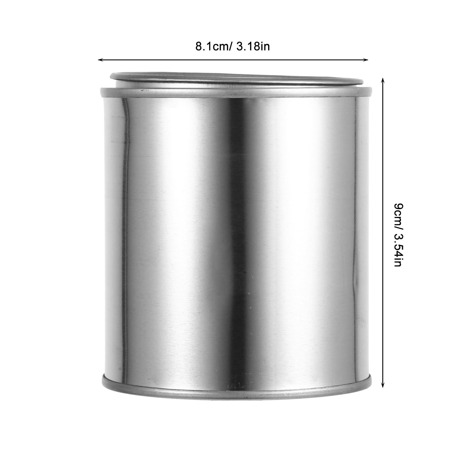 SEWACC Cubos de Pintura Metálicos Sellados 04L 12 Piezas Latas Vacías Redondas de Hierro Reforzado para Muestras y Almacenamiento de Brea Contenedores Multiusos para Laboratorio y