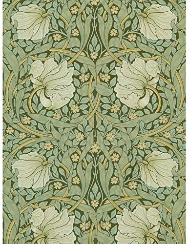 William Morris Pimpernel Arts Craft Pattern Design Large Wall Art Poster Print Thick Paper 18X24 Inch