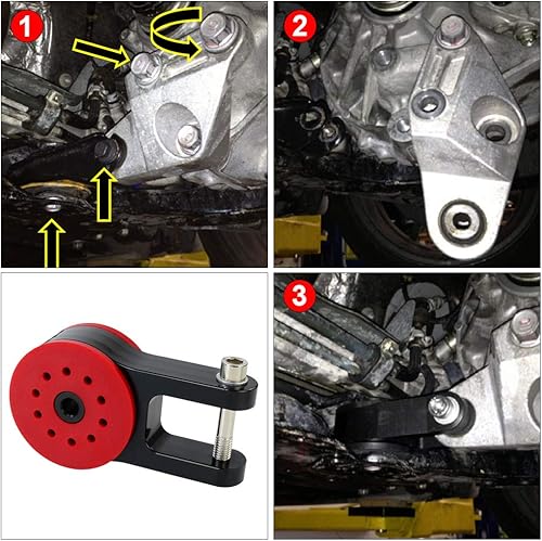 Miniatura 6 de Soporte de motor trasero de poliuretano de aluminio 85A de PTNHZ para 2013-2018 Ford Focus ST/RS Mazda velocidad 3