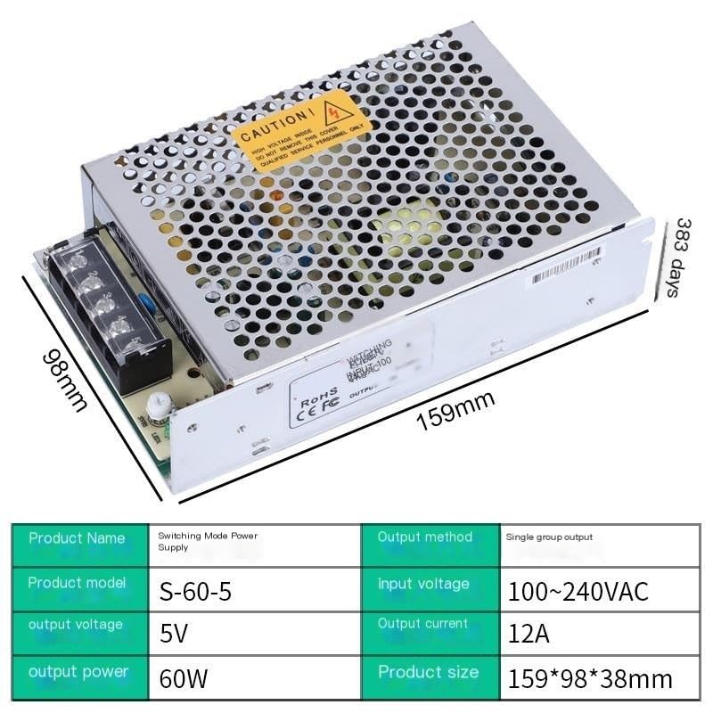 Alimentation à découpage S-60W 24V 2.5A transformateur industriel - 2