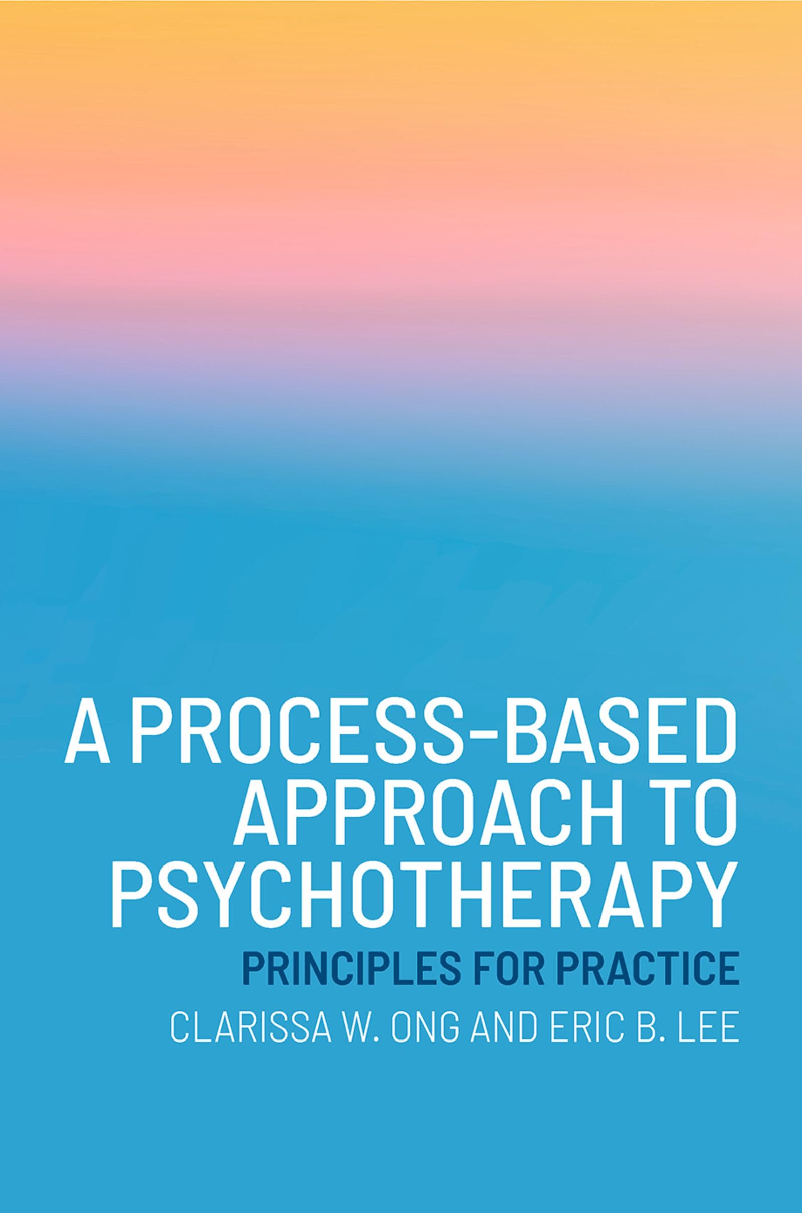 A Process-Based Approach to Psychotherapy: Principles for Practice